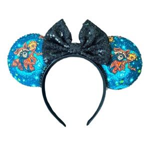 Women’s Handmade Disney Inspired GUARDIANS OF THE GALAXY Minnie Ears - NWOT